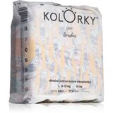 Kolorky Day Brushes ekološke plenice za enkratno uporabo velikost L 8-13 Kg 19 kos | Shoptok.si