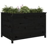  Povišena vrtna gredica crna 119,5x82,5x78 cm masivna borovina | Eponuda.ba