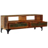 TV ormarić od masivnog obnovljenog drva 118 x 35 x 45 cm | Eponuda.com