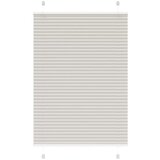 vidaXL Plisirana žaluzija svetlo siva 95x100 cm Širina tkanine 94,4 cm | Shoptok.si