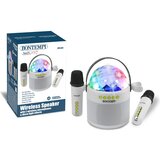 Bontempi Brezžični zvočnik z dvema brezžičnima mikrofonoma in disko kroglo | Shoptok.si