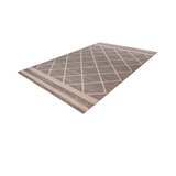 Kayoom PREPROGA Rhombus 225 Braun / Beige 160/230 cm tkano rjava, bež | Shoptok.si