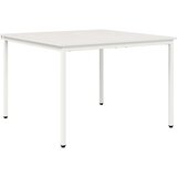  Stol za objedovanje Bijelo 110 x 110 x 75 cm Čvrsto borovo drvo | shoptok.hr