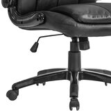 XXXL Pisarniški Stol Boni, Črna, Videz Usnja | Shoptok.si