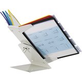 Durable Stensko in namizno držalo, komplet, 10 prozornih tablic DIN A4, barvno razvrščenih, z natičnimi elementi | Shoptok.si