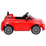 vidaXL Otroški električni avtomobil Fiat 500 rdeč | Shoptok.si