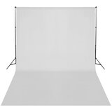  Teleskopski fotografski sustav s potporom + bijela pozadina 3 x 5 m | shoptok.hr