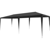 Šator za zabave 3 x 6 m PE antracit | shoptok.hr