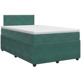  Boxspring krevet s madracem Tamnozelena 120 x 190 cm Baršun | shoptok.hr