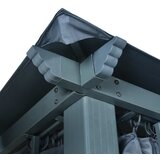  Sjenica sa zastorom 400 x 300 cm antracit aluminijum | shoptok.hr