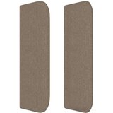 vidaXL Vzglavje z ušesi taupe 93x16x78/88 cm blago | Shoptok.si