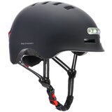  Kolesarska čelada MSH-10S (velikost l, luč, črna) | Shoptok.si