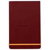  Notes 9x14, Rhodiarama, diktando crte, tvrdi uvez, bordo Slike