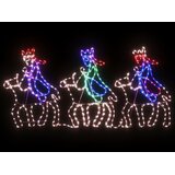  Božićne figure sveta tri kralja s 504 LED žarulje 70 x 50 cm | shoptok.hr