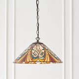  Endon 64162 - Luster na lancu Tiffany HECTOR 1xE27/60W/230V prečnik 40 cm | Eponuda.com