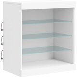  Komoda s LED svjetlima bijela 60,5 x 37 x 67 cm | shoptok.hr