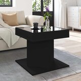  Stolić za kavu LED crni 50x50x45 cm od konstruiranog drva | shoptok.hr