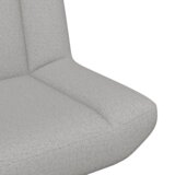 vidaXL Akcentni stol Siva Oblazinjenje iz tkanine in kovinska osnova | Shoptok.si