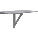 The Living Store Zložljiva stenska miza siva sonoma 100x60x56 cm inženirski les - Stenska Miza, (21420559) | Shoptok.si