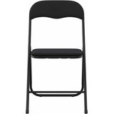  Sklopiva stolica 8 pcs Crna 48 x 44 x 78 cm Baršun | shoptok.hr