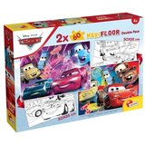 Lisciani Auta 2 u 1 maxi 2x60-dijelni puzzle i bojanka 50x35cm - Lisciani | shoptok.hr