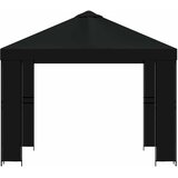 Gazebo 3 x 3 m Crna Poliester i čelik 190 gsm | Eponuda.ba