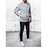 DStreet Bluza męska rozpinana jasnoszara | Shoptok.si