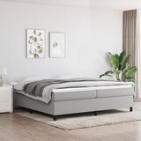  Okvir za krevet s oprugom svjetlosivi 200 x 200 cm od tkanine | shoptok.hr