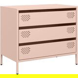Maison Chic Komoda - Predalnik roza 68x39x58,5 cm hladno valjano jeklo, (21717612) Cene