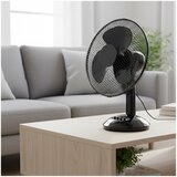  Stoni ventilator VIENTO 40W/230V u crnoj boji | Eponuda.com