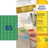 Avery Zweckform Odstranljive zelene etikete 38,1 x 21,2 mm 20/1 | Shoptok.si