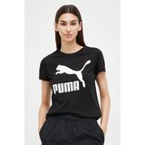 Puma Bombažna kratka majica črna barva | Shoptok.si