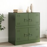  Komoda maslinastozeleni 67 x 39 x 73 cm čelična | shoptok.hr