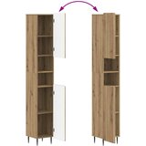  Kupaonski ormar s otvorenom policom ZWOLLE Hrast artisan | shoptok.hr