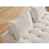 Bobochic Paris Bela sedežna garnitura iz tkanine bouclé 175 cm Elisa – | Shoptok.si
