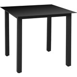  5-dijelni vrtni blagovaonski set aluminijski crni | shoptok.hr