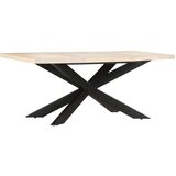  Blagovaonski stol od izbijeljenog drva manga 180 x 90 x 76 cm | shoptok.hr