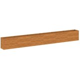 vidaXL Vrtna visoka greda 578x50x69 cm corten jeklo | Shoptok.si