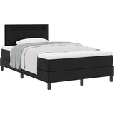 Krevet s opruga kutije Crna 120 x 190 cm Umjetna koža | Eponuda.ba