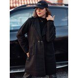 DStreet Płaszcz damski oversize BARALITE długi a'la baranek czarny | shoptok.hr