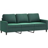  Sedežna garnitura 3-delna z blazinami temno zelen žam | Shoptok.si