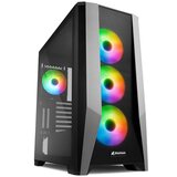 Sharkoon Kušište- TG7M (crna; E-ATX,ATX;; 7x120mm v.; 2xUSB3.0, 1xUSB Type-C, I/O) | shoptok.hr