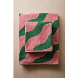 Jotex Zelena/rožnata bombažna brisača 50x70 cm Waves – | Shoptok.si