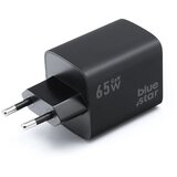 Blue Star GaN 4A 65W mrežni punjač 2 x Type C + USB A PD QC4.0 VT-43 crni | shoptok.hr