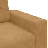  Dvosjed Smeđa 160 cm Baršun | shoptok.hr