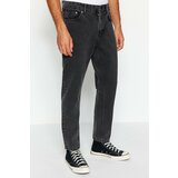 Trendyol Men's Anthracite Relax Fit Jeans Denim Trousers Cene
