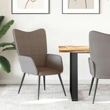  Stolica za opuštanje smeđe-siva od tkanine | shoptok.hr