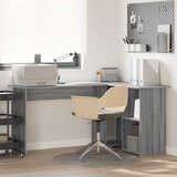  Stol s policom Siva Sonoma 142 x 102 x 73 cm Konstruirano drvo | shoptok.hr