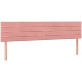 Maison Chic Posteljno vzglavje - Vzglavna omarica 2 kosa roza 80x5x78/88 cm žamet, (22077162) Cene