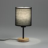  Brilagi - Stona lampa NUBILA WOOD 1xE27/25W/230V hrast/crna | Eponuda.com